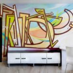граффити в квартире 9