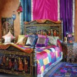 Интерьер спальни в индийском стиле фото
