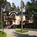 Роскошный загородный дом в стиле модерн