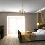 Обои линкруста в интерьере спальни (3)