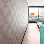Текстильные обои в интерьере - фото (8)